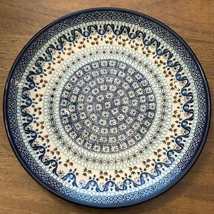 POLISH POTTERY 10” DINNER PLATE